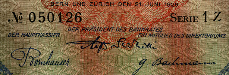 20 francs, 1929