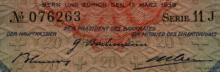 20 francs, 1939