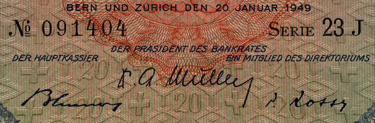 20 Franken, 1949