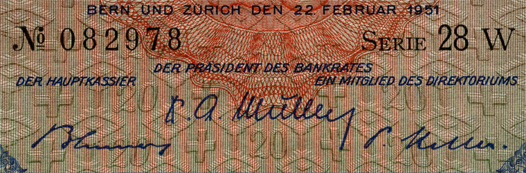 20 Franken, 1951
