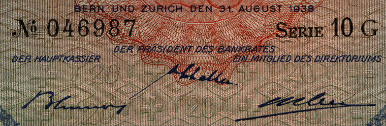 20 Franken, 1938