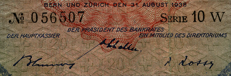 20 francs, 1938