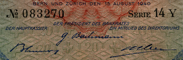 20 Franken, 1940