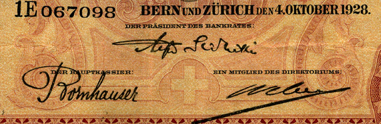 500 francs, 1928